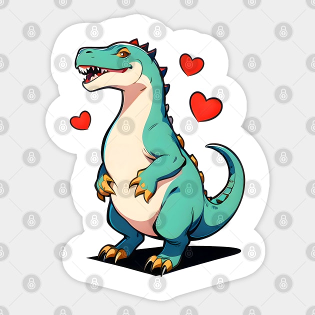 Fun Cartoon Dino 01 Sticker by CGI Studios